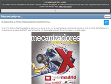 Tablet Screenshot of mecanizadoresaspromec.com
